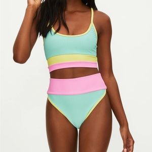 NWT Beach Riot pastel macaron Emmy bottoms